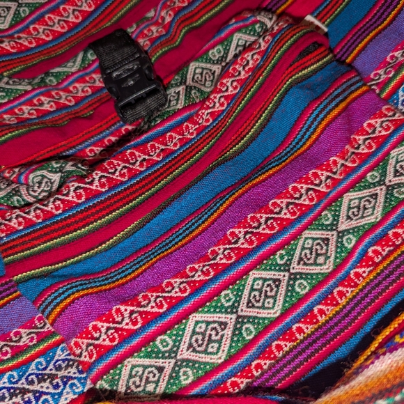 Colorful Striped Backpack - Picture 3 of 6